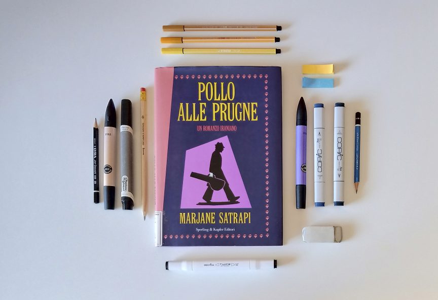 Copertina di Pollo alle Prugne Majaene Satrapi